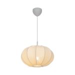 Nordlux Aeron 40 Pendant Textile White | Suitable for 1x E27