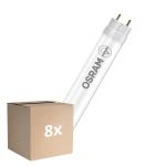 Multipack 8x Osram LED Tube T8 (EM/Mains) Standard Output 5.4W 650lm - 840 Cool White | 44cm - Replaces 15W