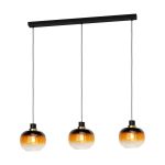 Eglo Pendant Oilella Steel Black Gold | IP20 - Suitable for 3x E27 