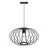 D'Lite Pendant Kemmel Metal And Plastic Frosted Black | Suitable For 1x E27