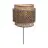 Good&Mojo Wall Light Bhutan Bamboo Brown S | Suitable for 1x E27 