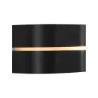 Nordlux Sibelis Wall Light Aluminium Black | IP44 - Suitable for E27